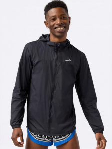 Brooks | Water Resistant Windproof Hooded Storage Running Jacket