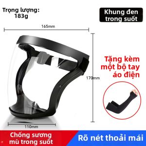Mũ Hàn Cho Thợ Hàn Nhẹ Độ Trong Suốt Cao Bảo Vệ Khuôn Mặt