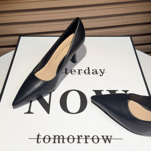 Elegant Commuter High Heels Womens Pointed Toe Thin Heel Professional Field Shoes Fashionable Summer Work Single Shoes