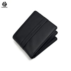 Kahartoz Dompet Pria Material Kulit Sintetis Premium Pendek Lipat Tiga Extra Slot Kartu