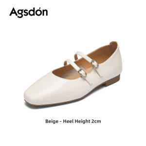 Agsdon | French Soft Ballet Mary Jane Shoes