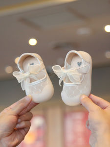 Spring Summer Breathable Soft Bottom Single Shoes for Baby Girls Learning to Walk Princess Style Childrens Shoes Infant Footwear