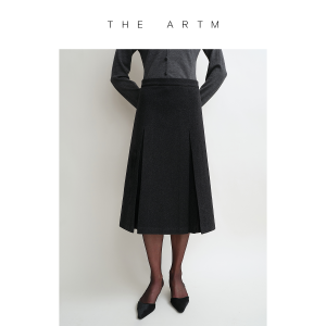 Anti-pilling A-line Skirt Narrow Waist