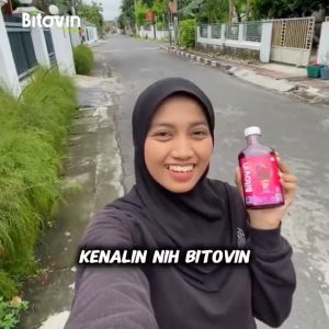 BITOVIN Cuka Buah Bit Segar | Penambah Darah Alami | Perbaiki Sel Darah & Menyehatkan Jantung | 300ML