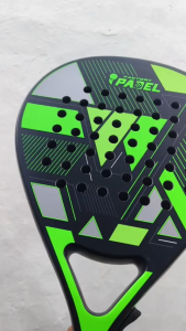 Raket Racket Paddle Padel Whizz Diamond 602 Carbon Fiber Neon Green Black