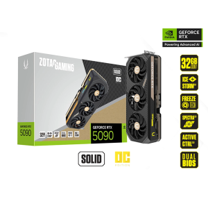 ZOTAC GAMING NVIDIA GeForce RTX 5090 RTX5090 SOLID 32GB DDR7 PCI Express 5.0 x16 DisplayPort 2.1b