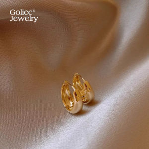 golicc | Bông Tai Vòng Đơn Giản Bằng Vàng Sang Trọng