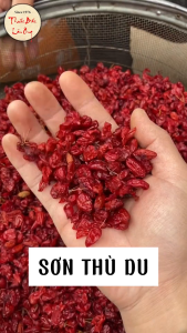 Sơn thù du khô 500g đã tách hạt đỏ đẹp không lẫn tạp chất - Lãn Ông