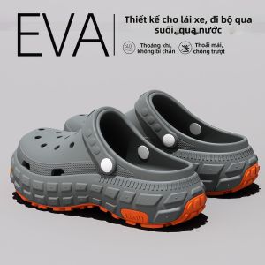 Dép Lười Nam Mùa Hè Chống Trơn Trượt Kháng Mùi Hỗ Trợ Cung Chân