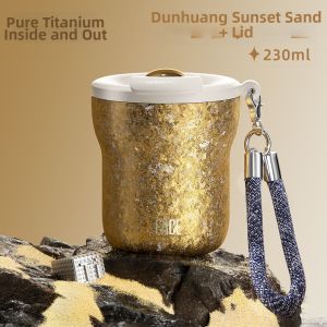 FACE | High Aesthetic Pure Titanium Insulated Cup For Ladies Portable