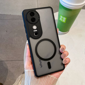 Simplified Black Frosted Magnetic Absorption Phone Case for Vivos30 S30Pro New Model S20 Protective Cover for Men Ultra-Thin Neo10Pro