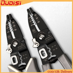 OUDISI【Ready Stock】11in1 Wire Stripper Electrician Cable Peeler cuuter Pliers Wire Pliers WIRE STRIPPER CRIMPER