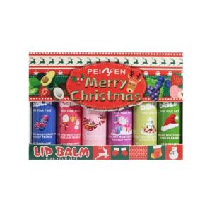ชุดลิปบาล์มเปลี่ยนสีผลไม้ 6 ชิ้น บำรุงริมฝีปากแห้ง ลิปบาล์มสีอ่อนชัด ชุ่มชื้นล้ำลึก ของขวัญคริสต์มาส บำรุงริมฝีปากจากธรรมชาติสำหรับทุกคน