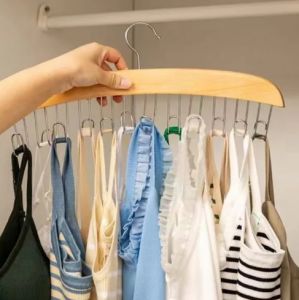 ไม้แขวนสำหรับเสื้อผ้า บราหลายตะขอสำหรับผู้หญิง 1ชิ้นกล่องเก็บอุปกรณ์เสริมในตู้เสื้อผ้า ราคาบริหารและสำหรับผู้ชาย