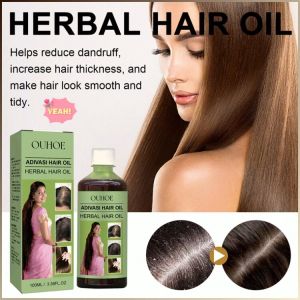 Herbal hair oil cleans scalp and prevents hair loss Strengthens Smoothes Repair hair growth oil