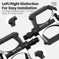 WEST BIKING Dual DU Nylon Bike Pedals Anti Slip Sealed Bearings Bicycle Pedal Wear Resistant Wide Platform Cycling Pedals. 