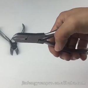 Piglet Tooth Nipper Stainless Steel Rubber Grip Sharp Baby Teeth Suckling Pigs Stainless Steel Pig teeth cutter