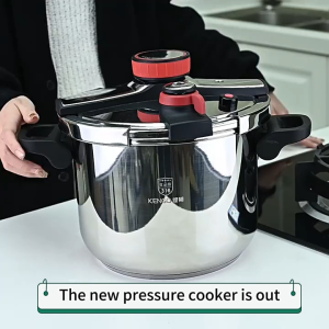 Heavy Duty 304 Stainless Steel Pressure Cooker – Explosion-Proof Multi-Stove Compatible