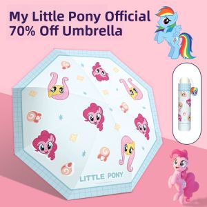 SVORIAHI | Childrens Umbrella Foldable Thickened Sunshade Rainproof Reinforced Large Size SVORIAHI Pony Friends Cartoon Printed Umbrella