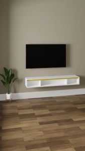 Adapta - Meja Tv Minimalis Modern - Meja Tv Gantung Tempel Tembok