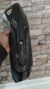 Paket 3pcs Filter Radiator Cover Kanlpot Carbon Untuk Vario 125 Tekno 2012-2014