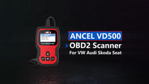 Ancel VD500 OBD2 Automotive Full System Scanner for VAG/VW/Audi/Skoda/Seat with ABS EPB Oil Service Reset EOBD Check Engine Code Reader ODB 2 Car Diagnostic Tool Free Update
