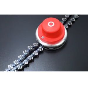 Black Cutter String Trimmer Head Chain Cutter Blade Trimmer Head For Garden Grass Trimmer