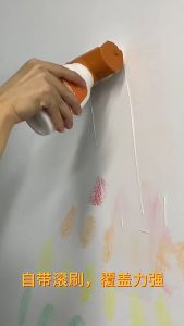 500g 2 in 1 Roller Cat Perbaikan Renovasi Kuas Multifungsi Portable Rol Dinding Penambal BR092