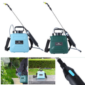 5L Battery Powered Sprayer with Adjustable Shoulder Strap Electric Sprayer Garden Sprayer for Lawn Garden Cleaning