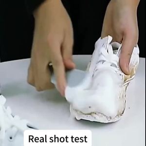 White Shoes Cleaner Foam Wash-Free Sneaker Whitener Shoe Stain Remover Spray
