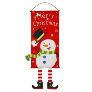 Santa Claus Hanging Flag Merry Christmas Decorations For Home Xmas Gifts Christmas Ornament Navidad Decor