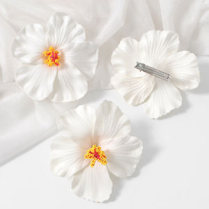 5/10 Pcs Artificial Flowers 9.5cm Fake Flowers For Beach Party Wedding Decoration Hair Decor Home Decor Party Supplies