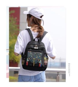 Tas chibao ransel 365#motif gajah daun zigzag dayak