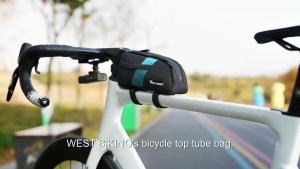 West Biking | WEST BIKING Túi Đựng Xe Đạp Mini Trên Khung Xe Bằng Vải Polyester Chống Thấm Nước Chống Mưa Di Động Túi Đựng Đồ Phía Trước Khung Xe Đạp Cho Xe Đạp Địa Hình Và Xe Đạp Đường Trường