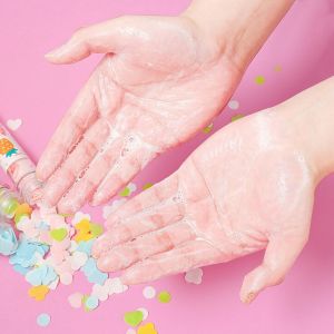 5pcs Disposable Soap Paper Cute Mini Hand Soap Flower-Shaped Paper Soap With Box Hand Soap Paper Portable Student Petal Soap Flakes