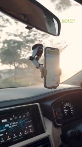 ROBOT RT-CH12 Car Holder Suction Cup Automatic Lock Universal Black