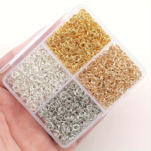 Bộ Dụng Cụ Thủ Công Bằng Sắt Nhiều Kích Cỡ Để Làm Đồ Trang Sức - Bộ Vòng Nối Khóa Móc Tôm Hùm Tự Làm Dành Cho Vòng Tay Dây Chuyền Móc Khóa