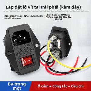 kuicc | Ổ Cắm Đa Năng 3-trong-1 Có Công Tắc