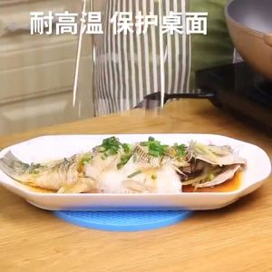 tatakan panci anti panas tebal alas karet silikon anti panas tatakan piring gelas anti slip SW J24