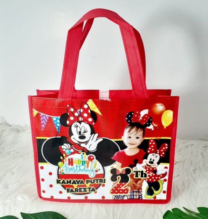 Tas Ulang Tahun Karakter Murah Dino / Goodie Bag Ultah Anak Murah / tas