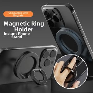 RQZN | Magnetic Dual-Sided Phone Stand with Ring Mount for Car Desk Fridge Gym