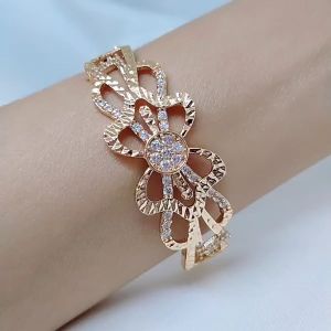 Gelang Tangan Bangle Wanita Aksesoris Fashion Awet Tahan Lama Anti Karat Cocok Untuk Harian G5-3G
