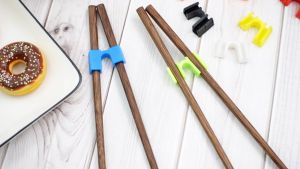 10Pcs Chopsticks Helpers Training Reusable Training Chopsticks Helper Learning Kitchen Flatware