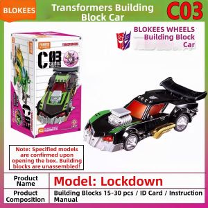 YIXINGMING | Boys Transformer Building Blocks Alloy Car Model