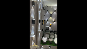 LH chaya Outdoor / indoor Wall Light GU10 Die-Cast Aluminum Lamp Body Tempered Glass Waterproof bulb