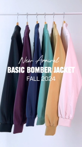 BODY GLOVE BASIC Bomber Jacket Fall 2024 แจ็กเก็ต รวมสีผลไม้