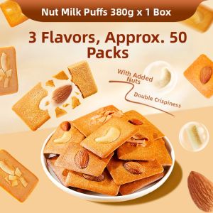 BESTORE | Small Packaged Office Snack Cookies Almond Wafer