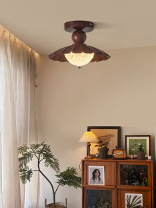 DGY | Vintage Walnut Ceiling Light