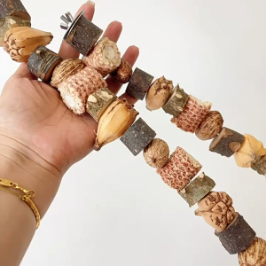 🇸🇬 Bird Enrichment Toys: Adjustable Foraging Chewing and Training Toys for Parrots