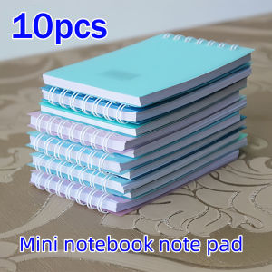 10pcs Mixed Color Mini  Note Pad Notebook Memo Pad Set Small Pocket Style Notepad Checklist To Do List Notes Planner Book